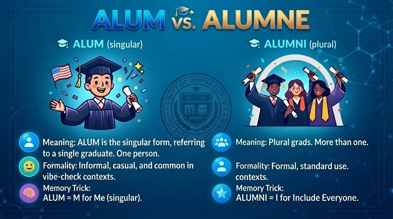 Alum or Alumni