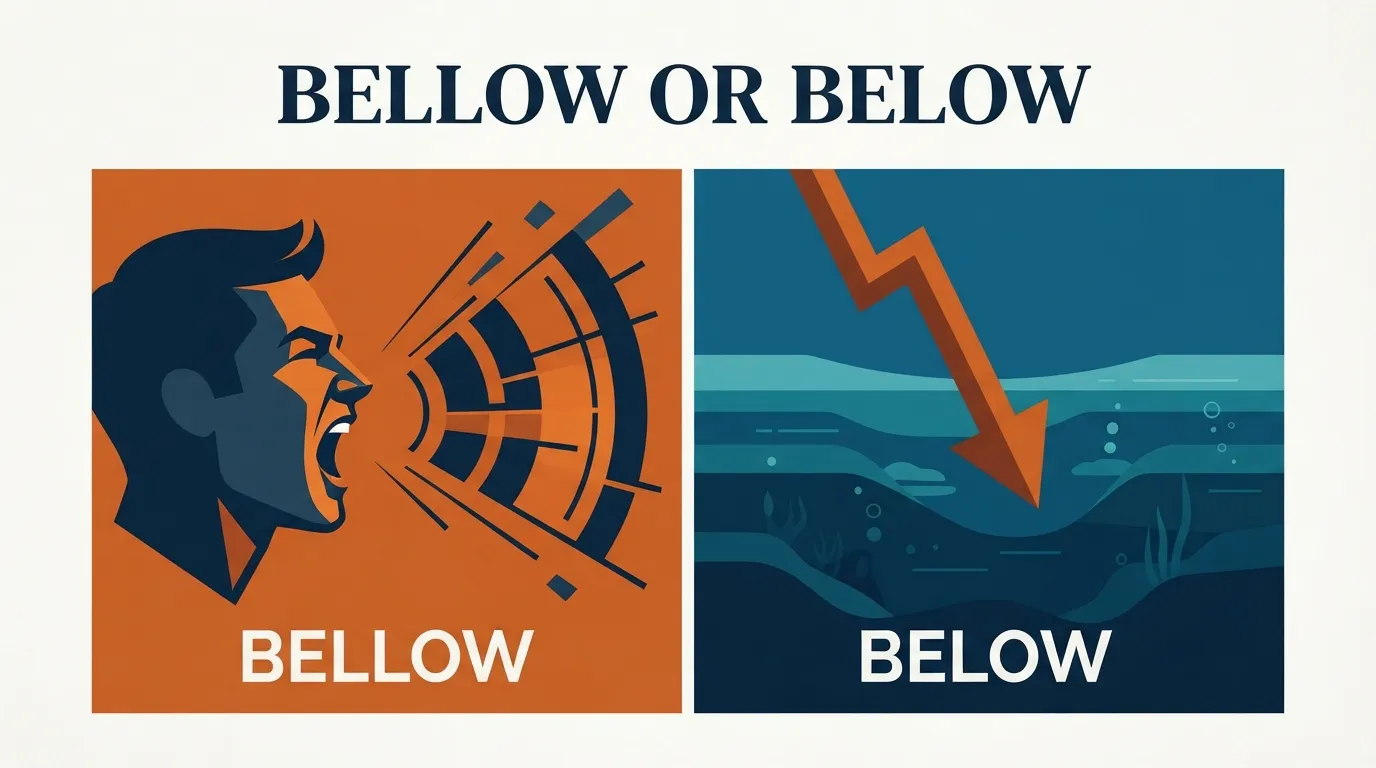 Bellow or Below