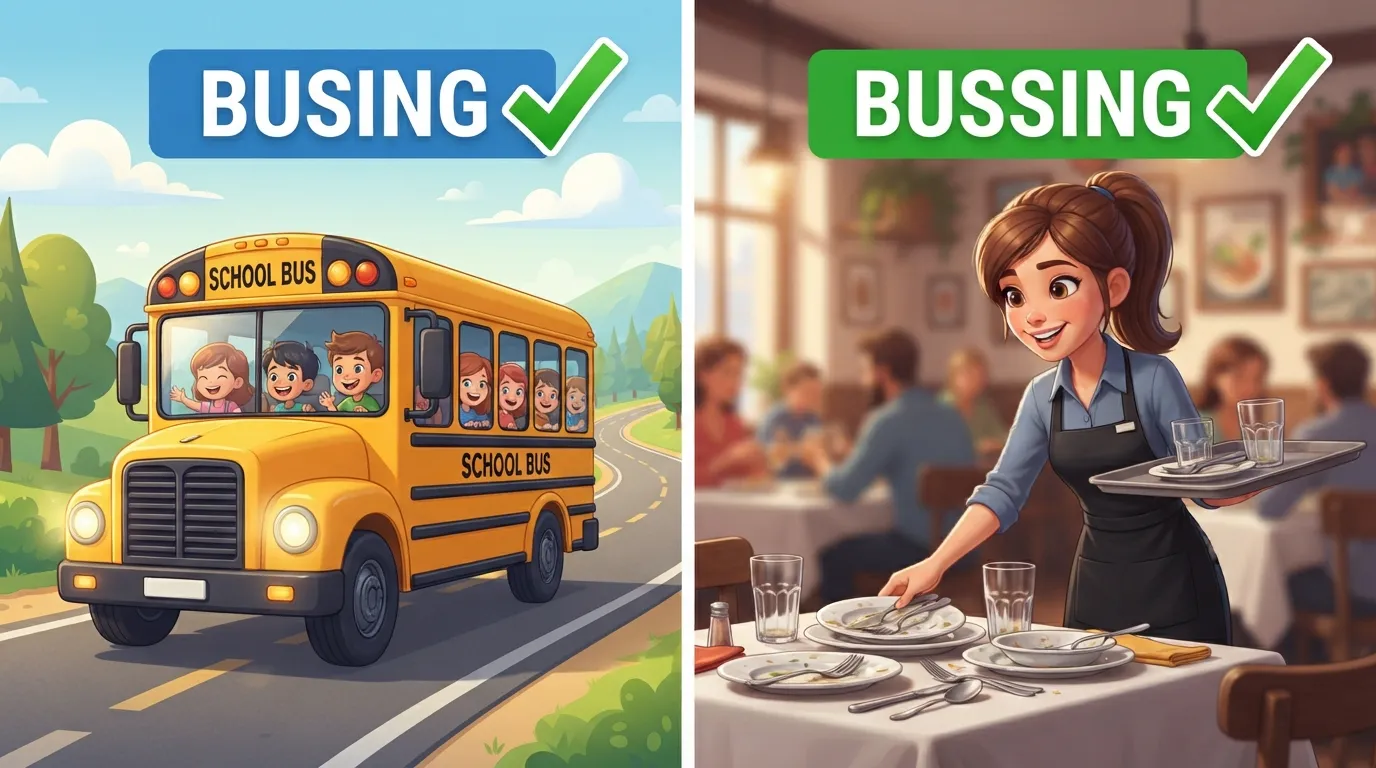 Busing or Bussing