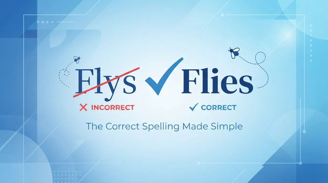 Flys or Flies