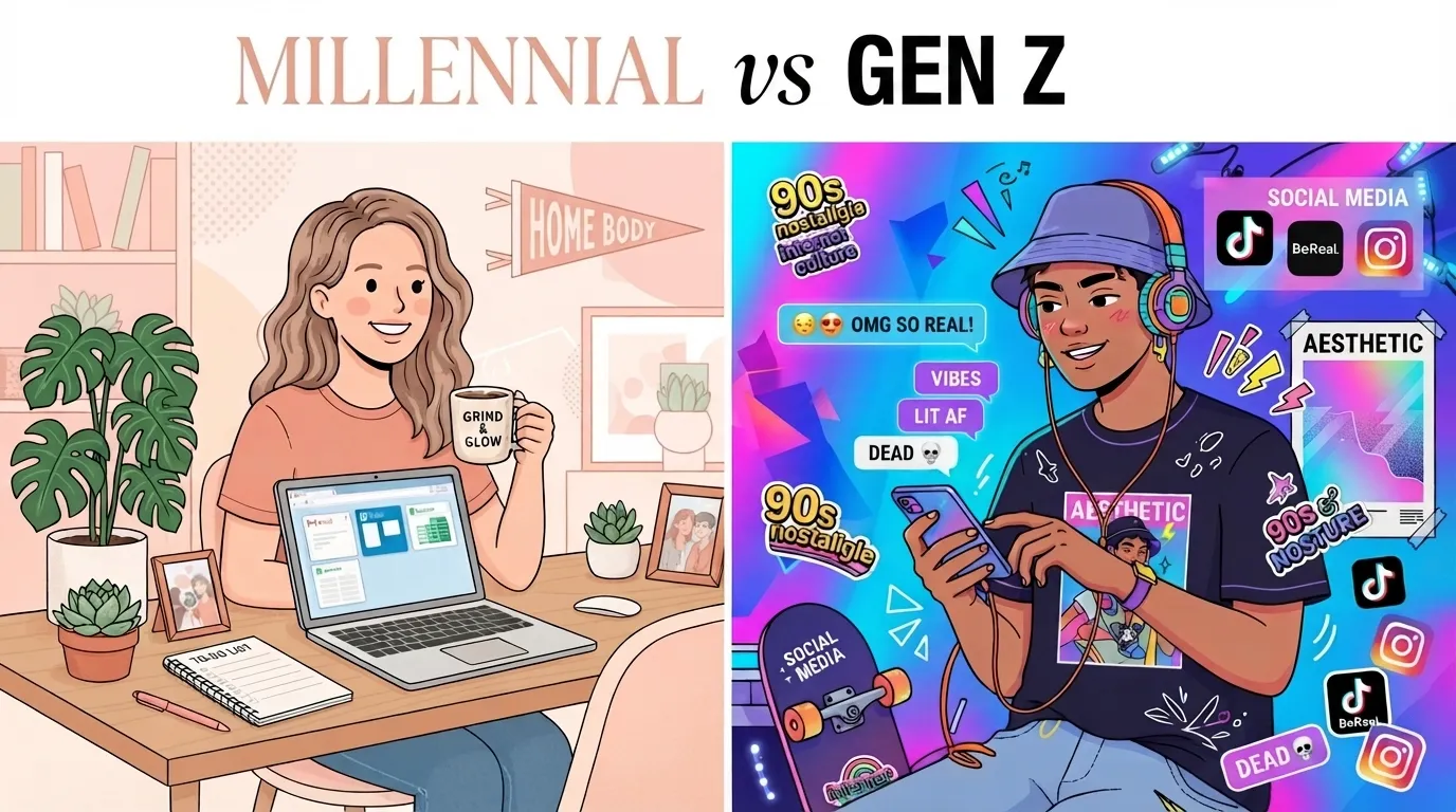 Gen Z vs Millennial