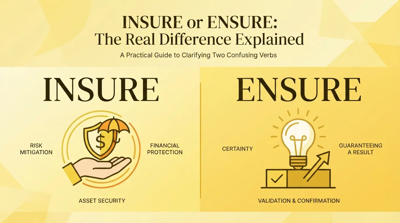 Insure or Ensure