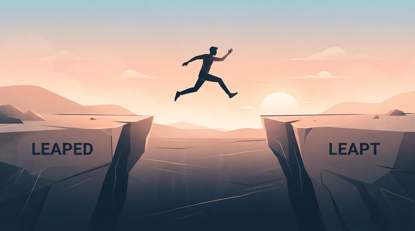 Leaped or Leapt