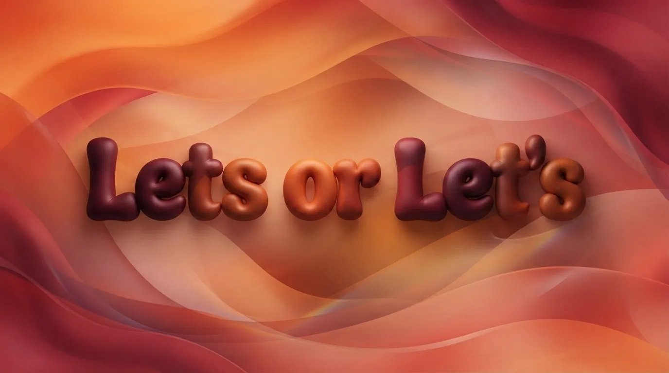 Lets or Let's