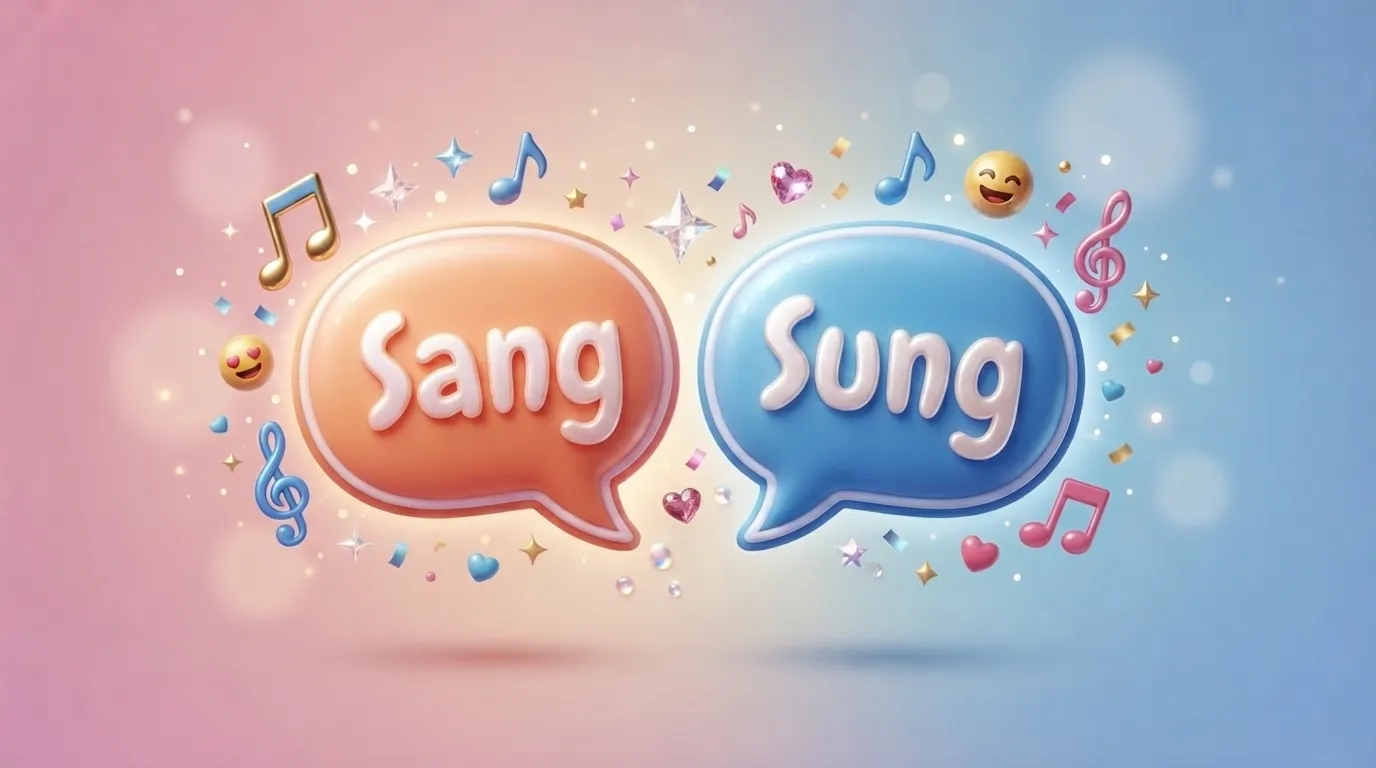 sang or sung