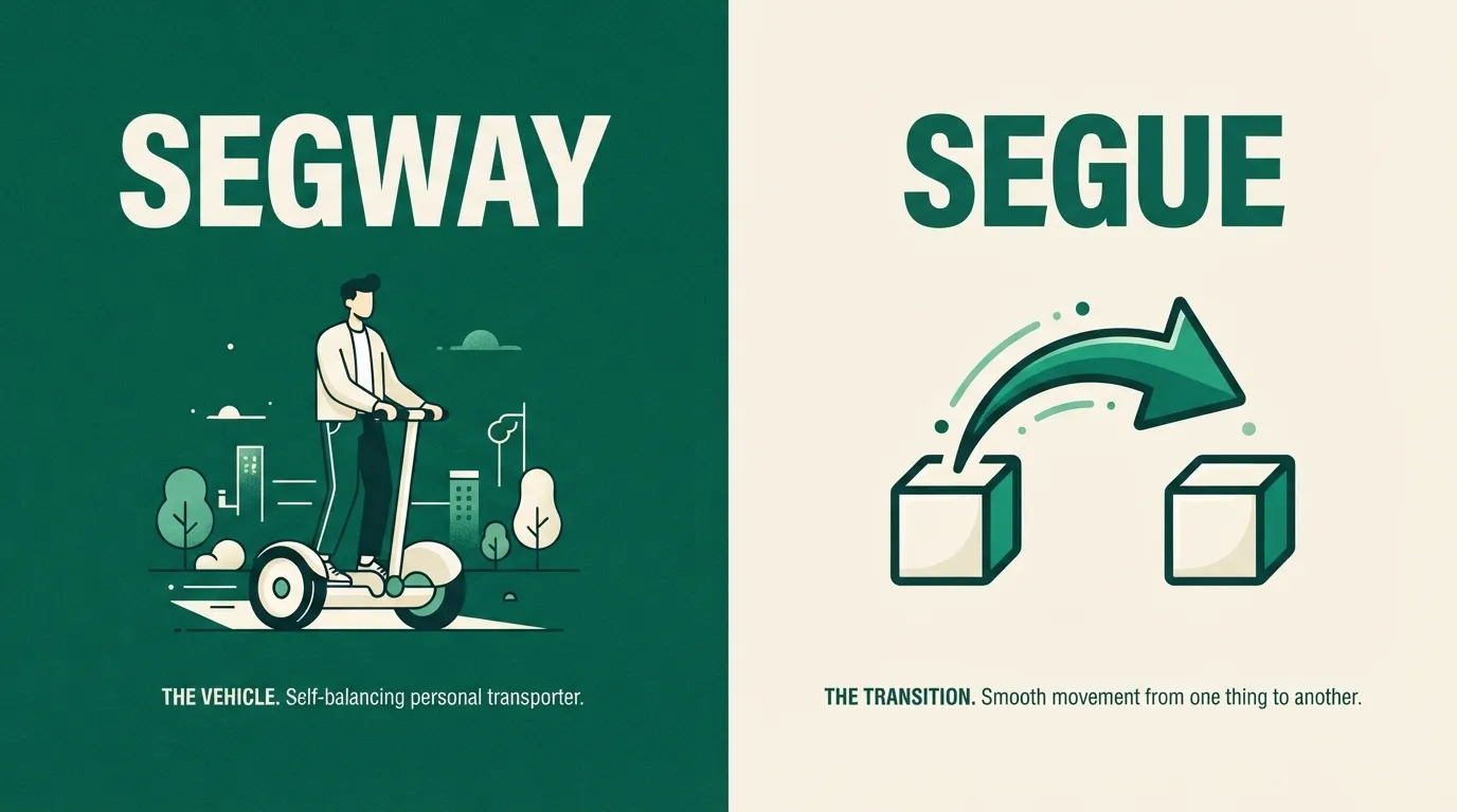 Segway or Segue