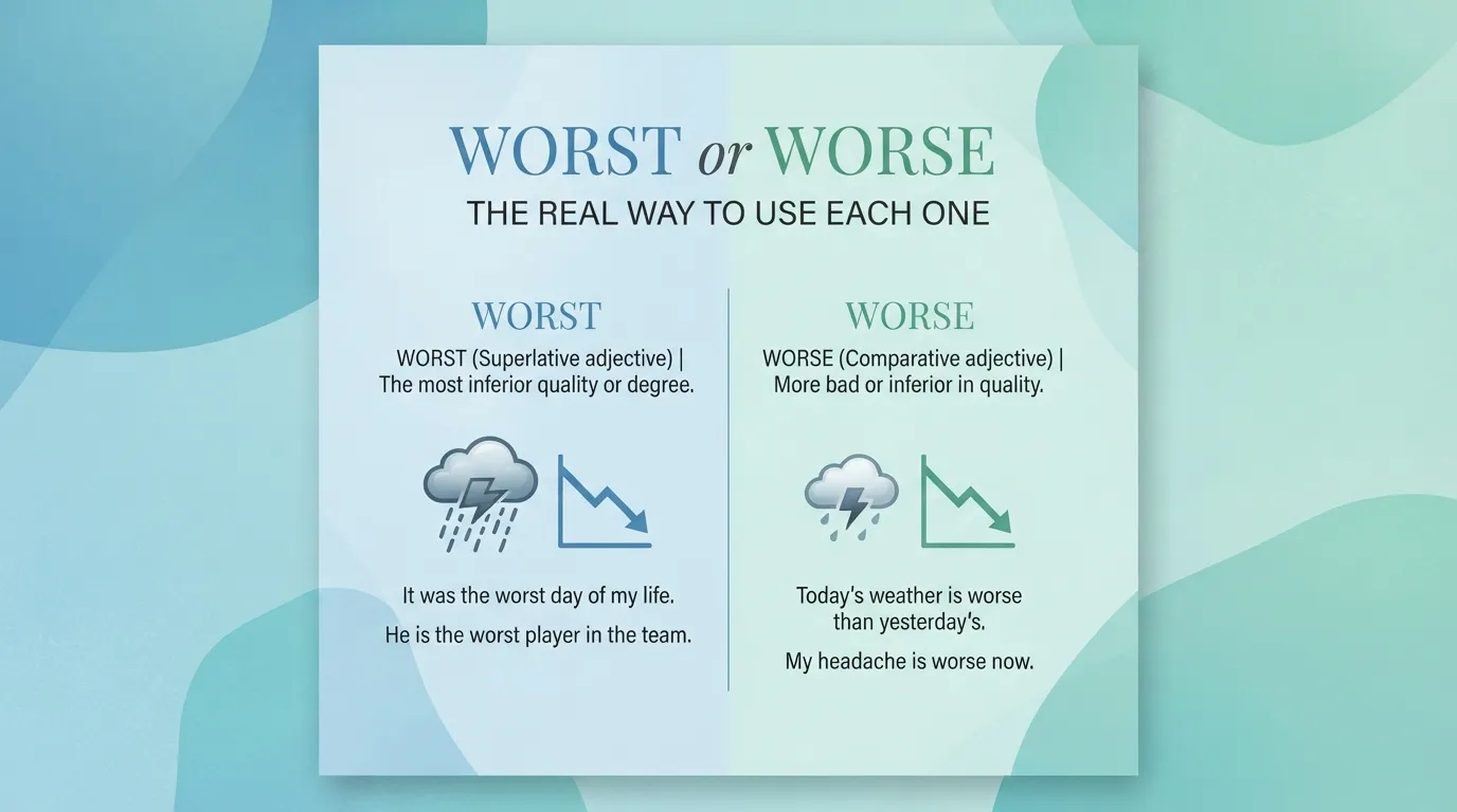 Worst or Worse