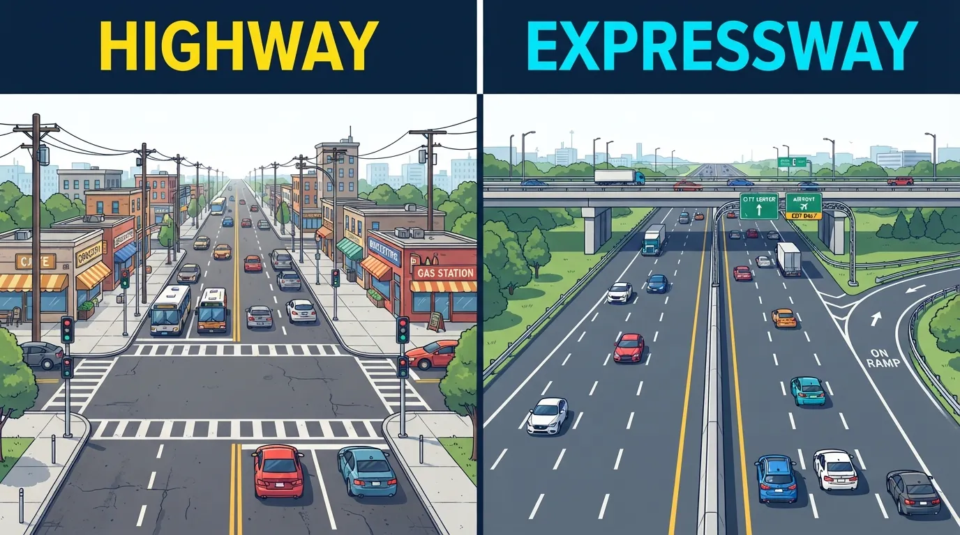 Highway or expressway