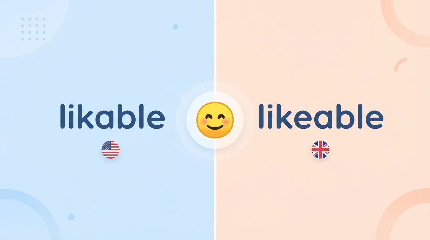 likeable or likable