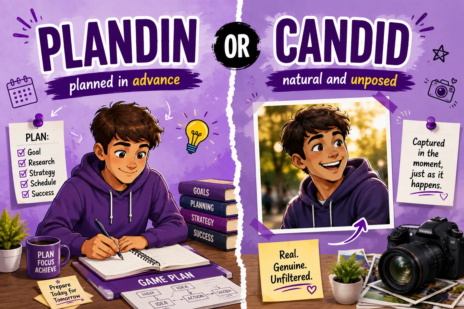 Plandid or Candid