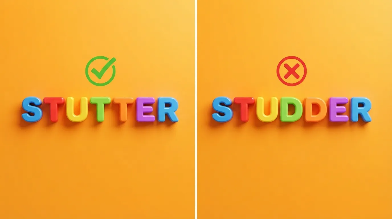 Studder or stutter