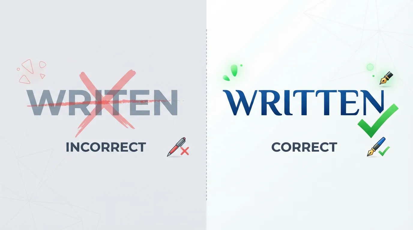 Writen or Written