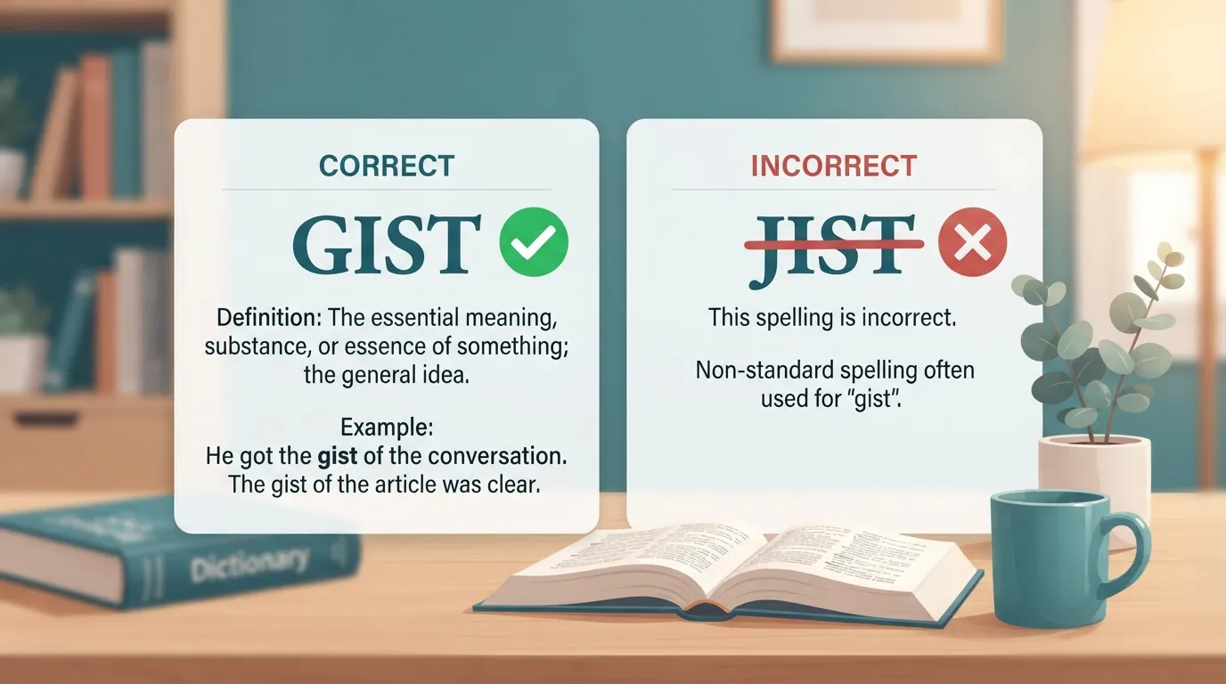Jist or gist