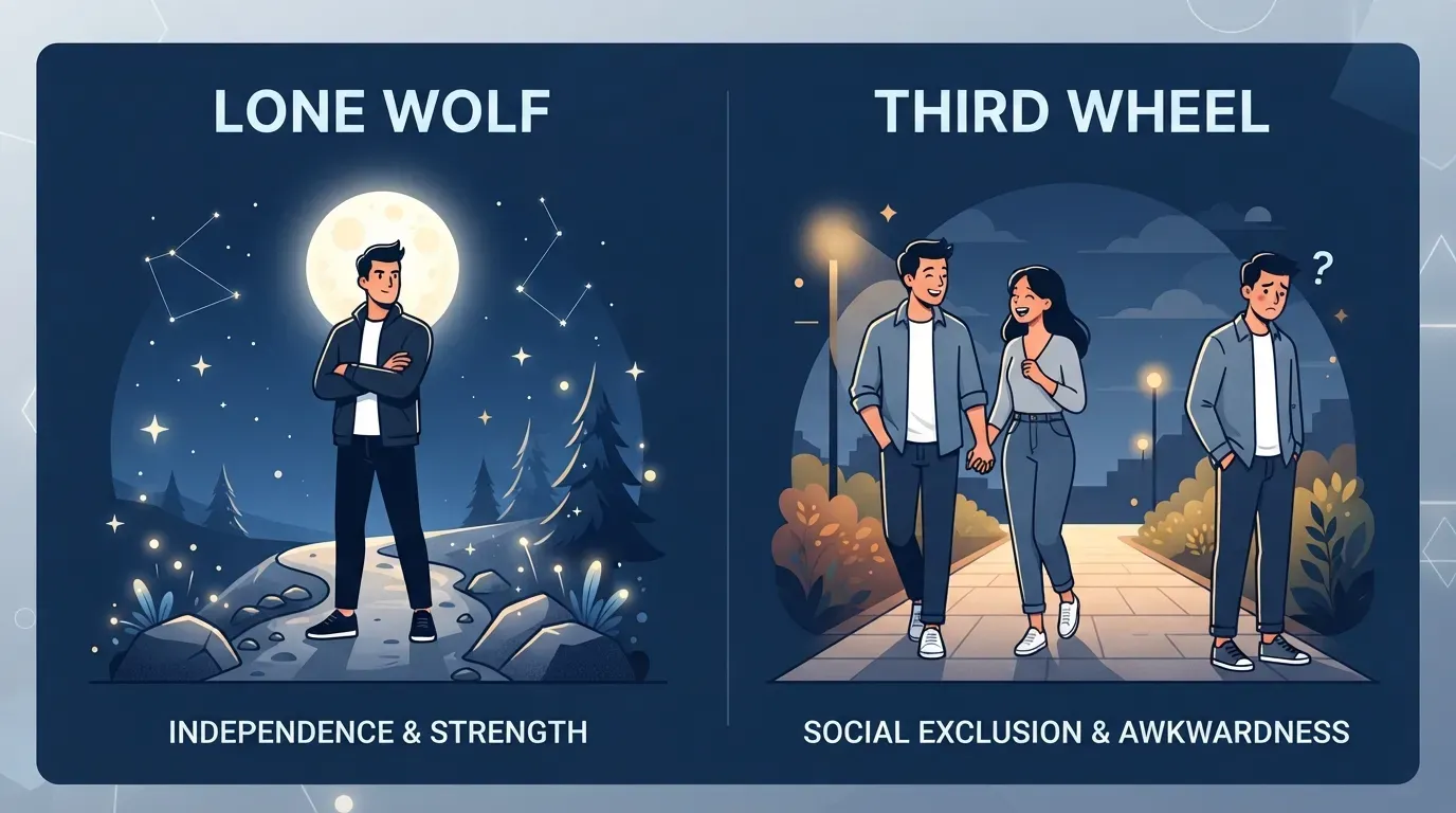 Lone wolf vs third wheel