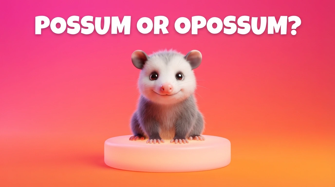 Possum or Opossum