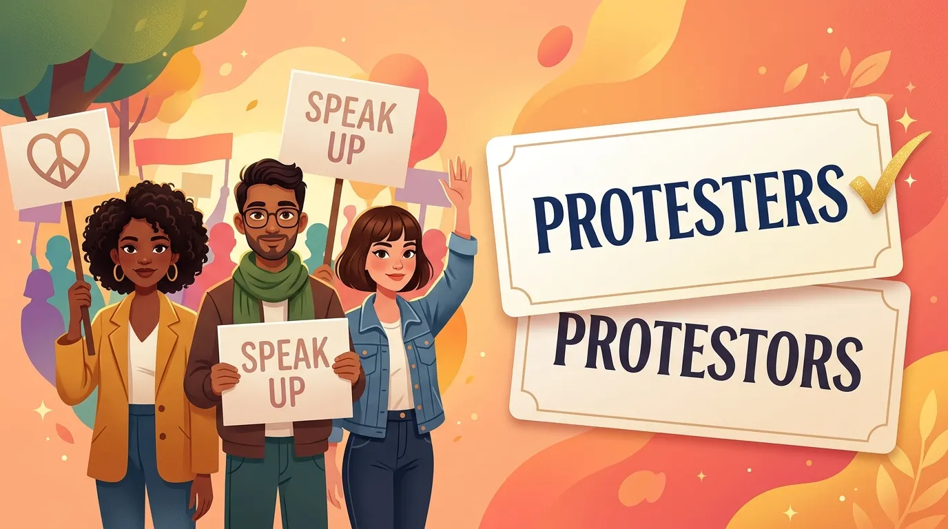 Protestors or protesters