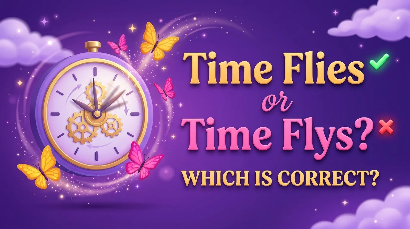 Time flies or time flys